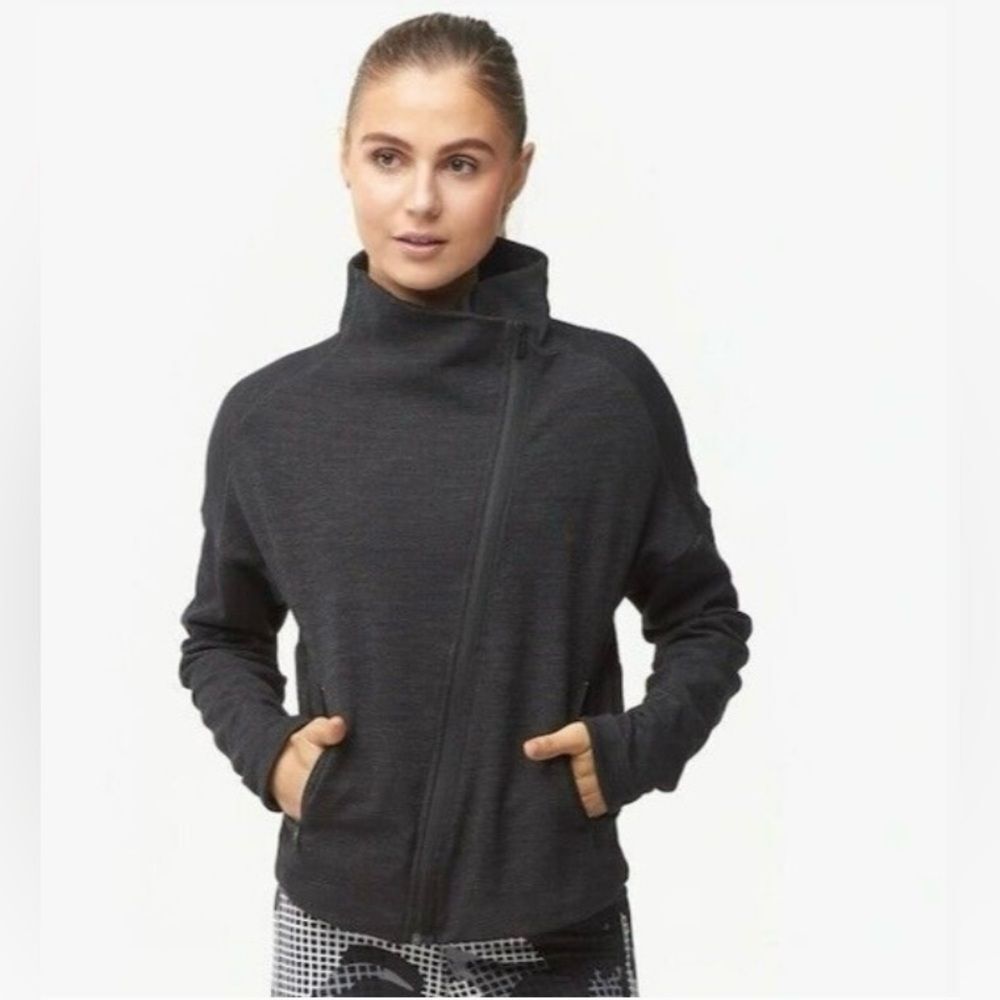 NWT Adidas Athletic Heart Racer Track Top Jacket Charcoal Gray | Size L